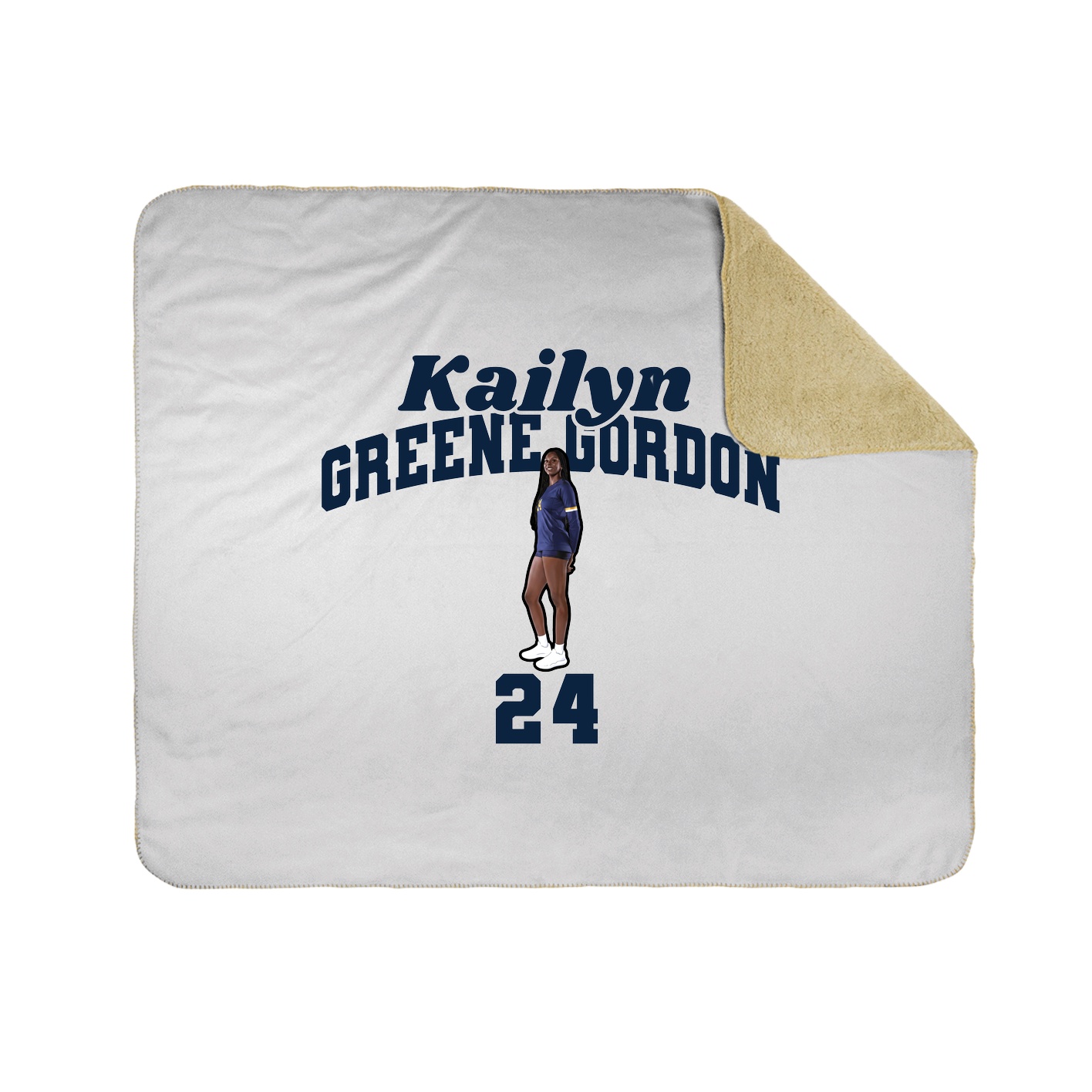 Throw Blanket — Signature Arch in White