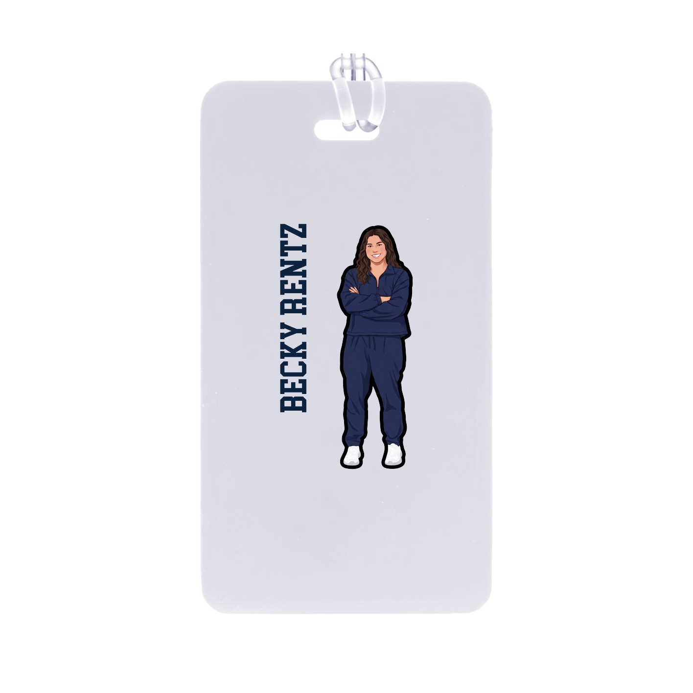 Bag Tag — Name Vertical in Classic