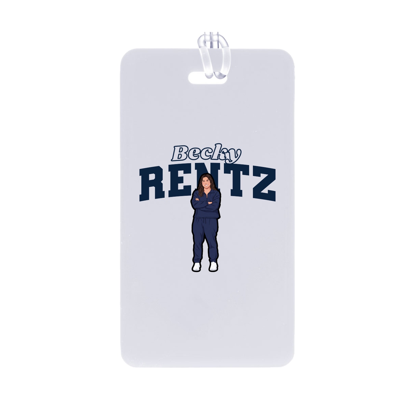 Bag Tag — Name Arch in Classic