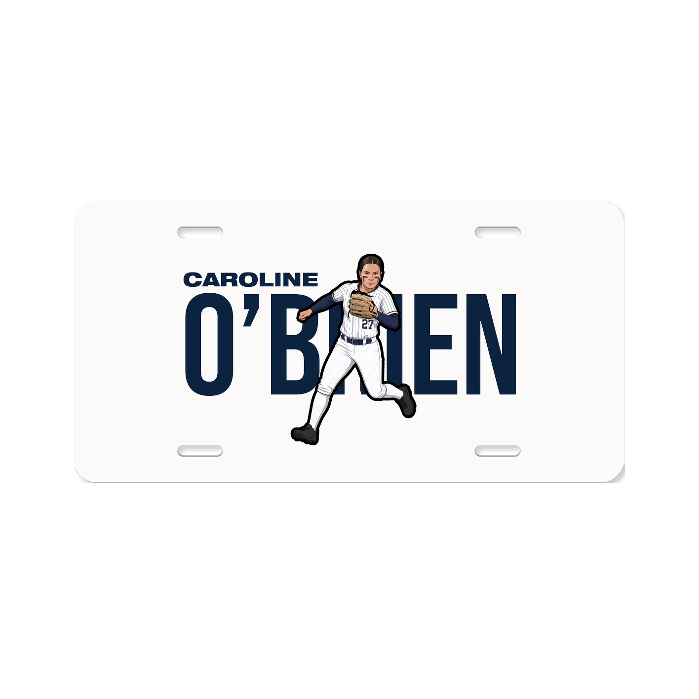 License Plate — Player Name in Classic