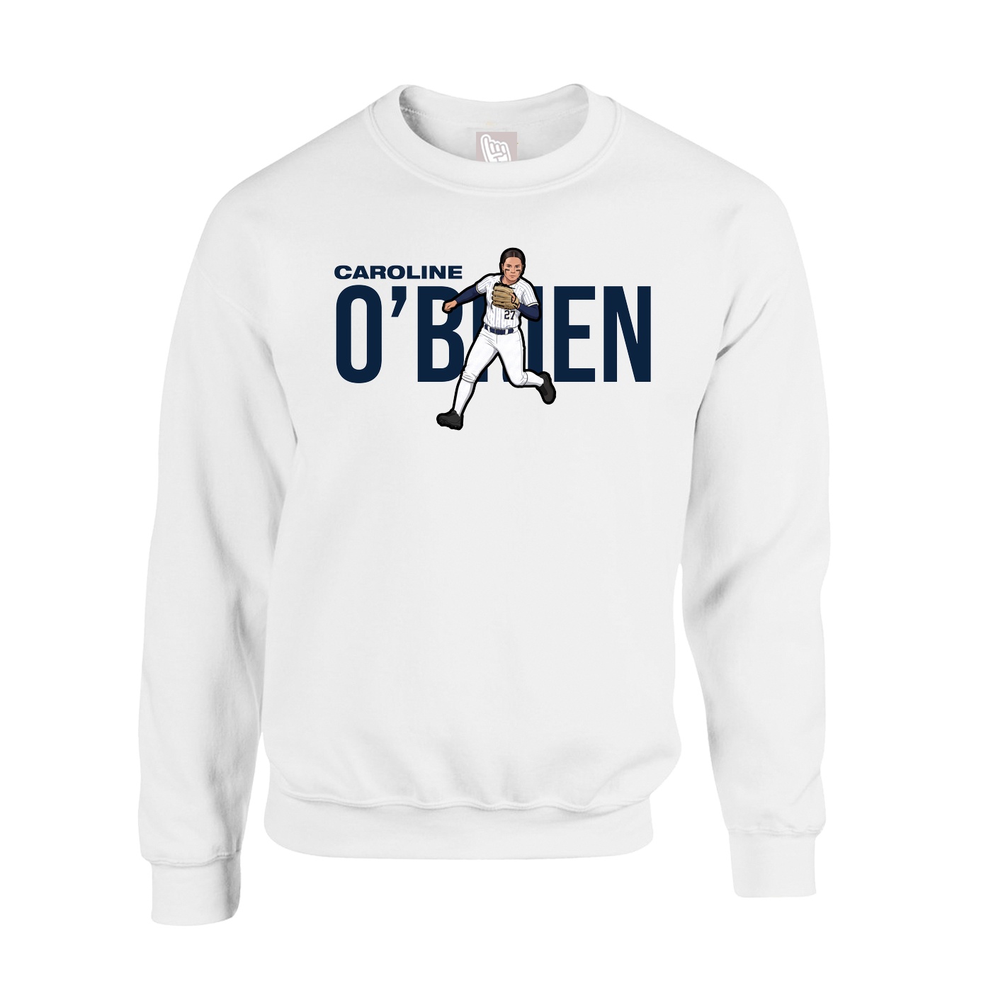 Fleece Crew — Player Name in White