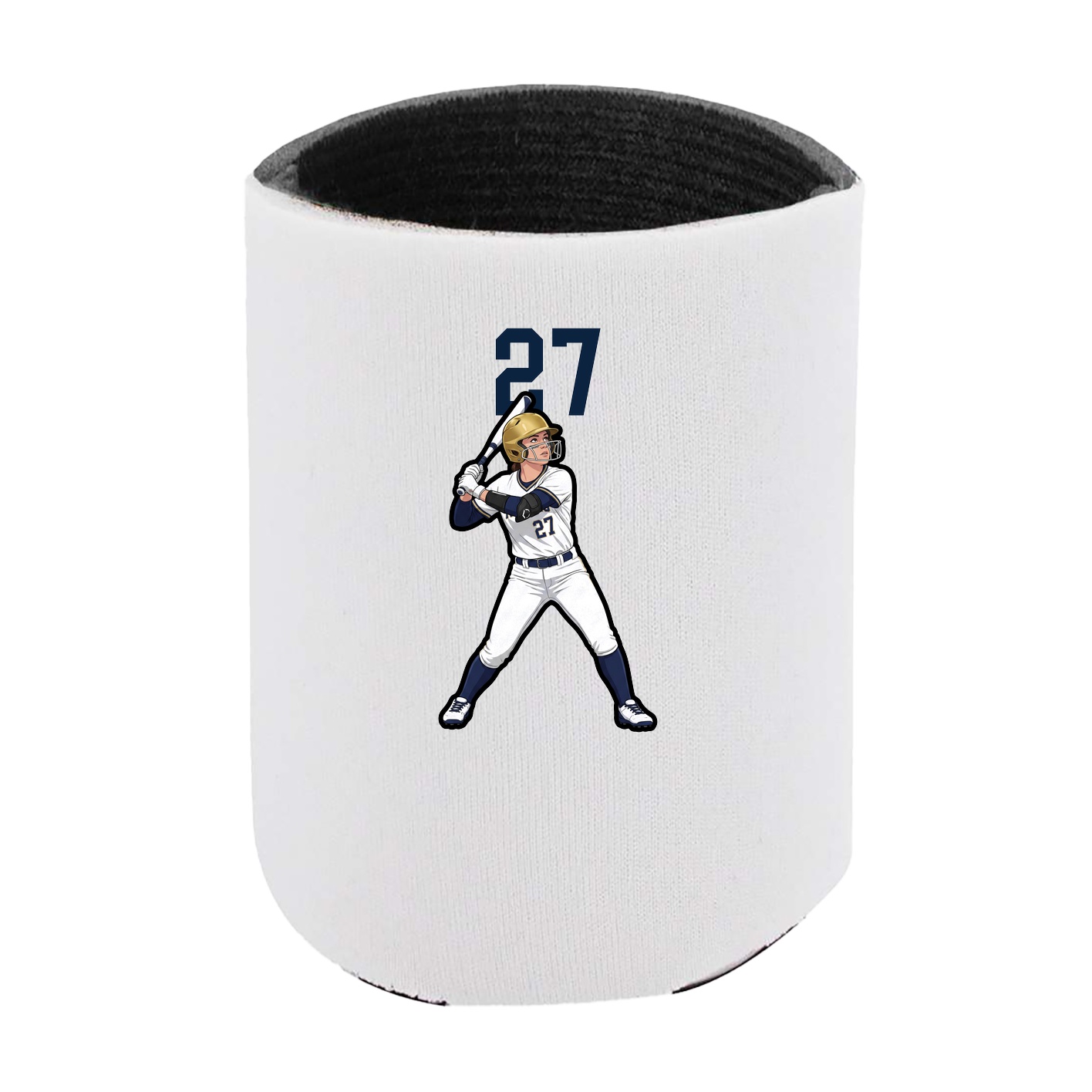 Can Holder — Number Top in White