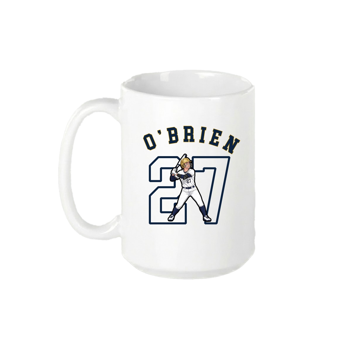 15oz Coffee Mug — Shirsey Arch in White