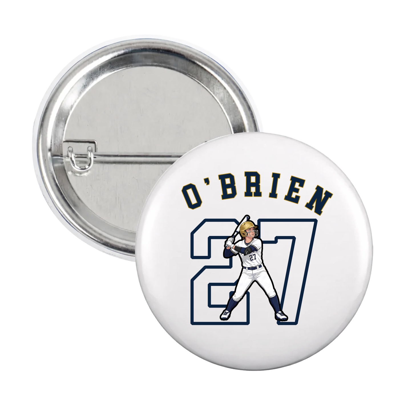Game Day Button — Shirsey Arch in White