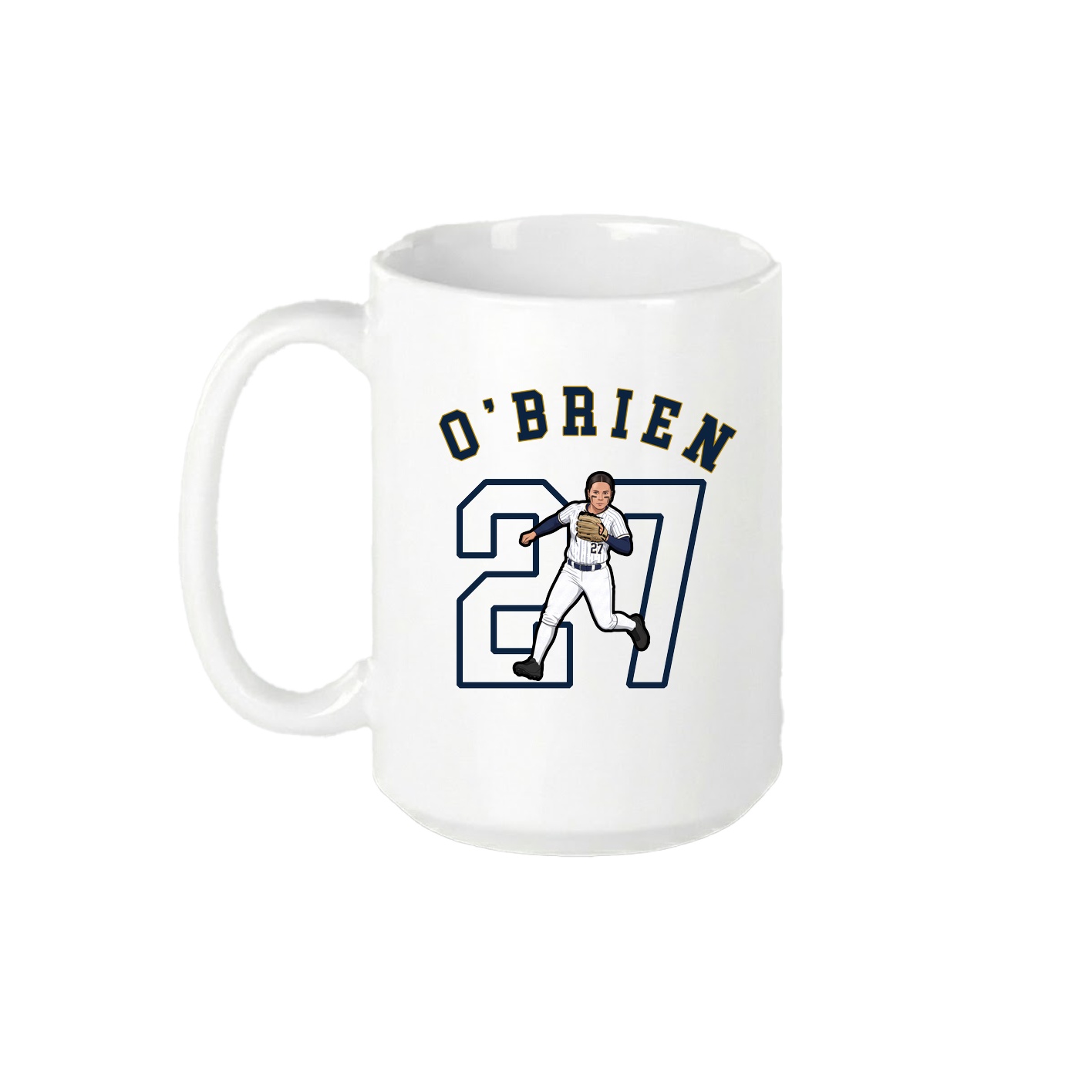 15oz Coffee Mug — Shirsey Arch in White