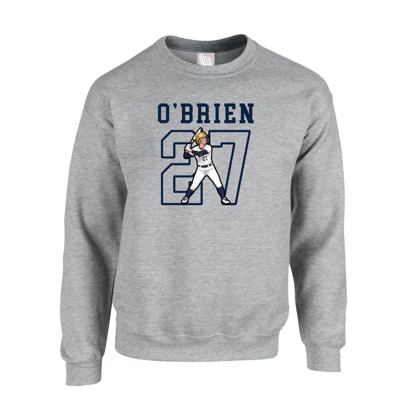 Fleece Crew — Shirsey in Grey