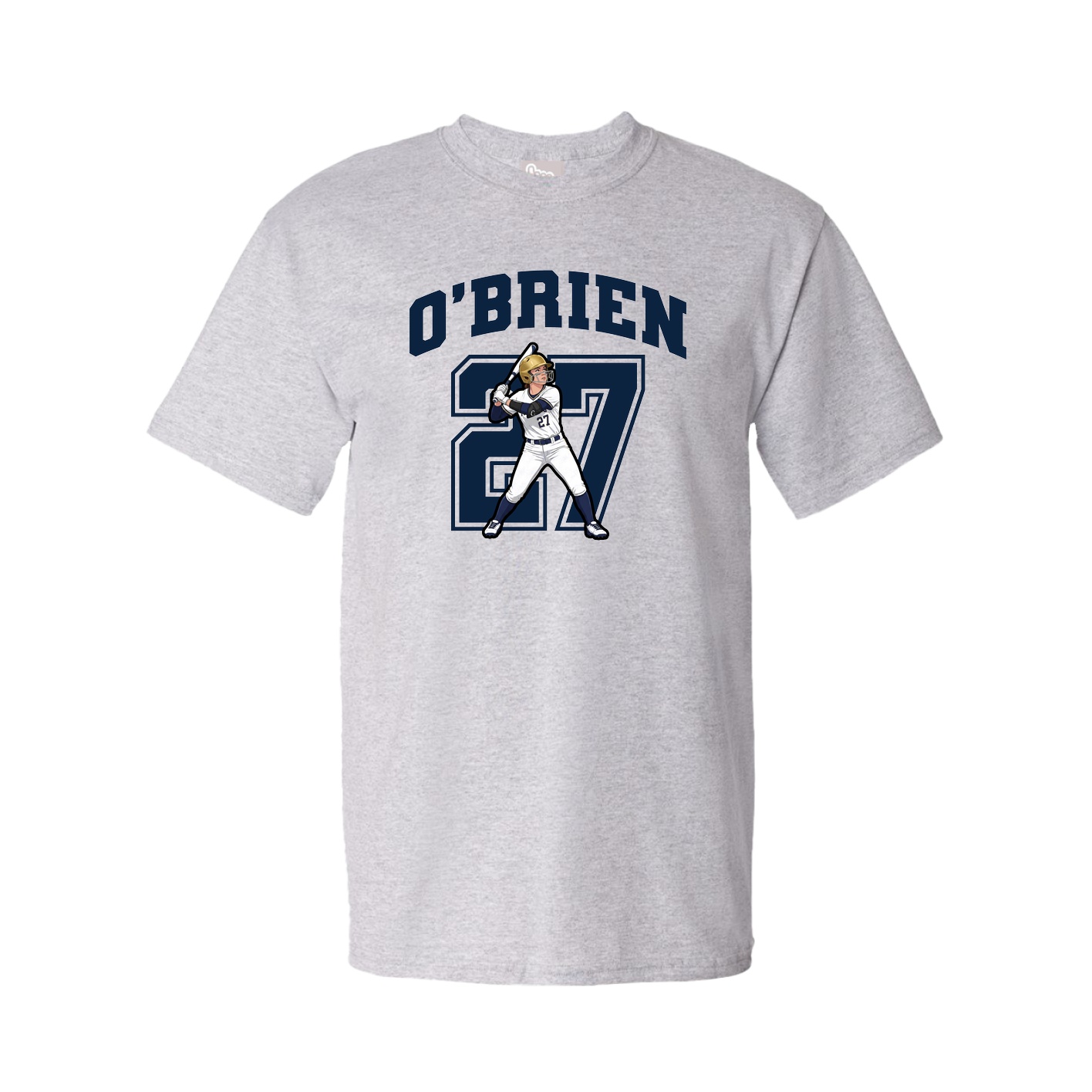 Youth Tee — Number in Grey
