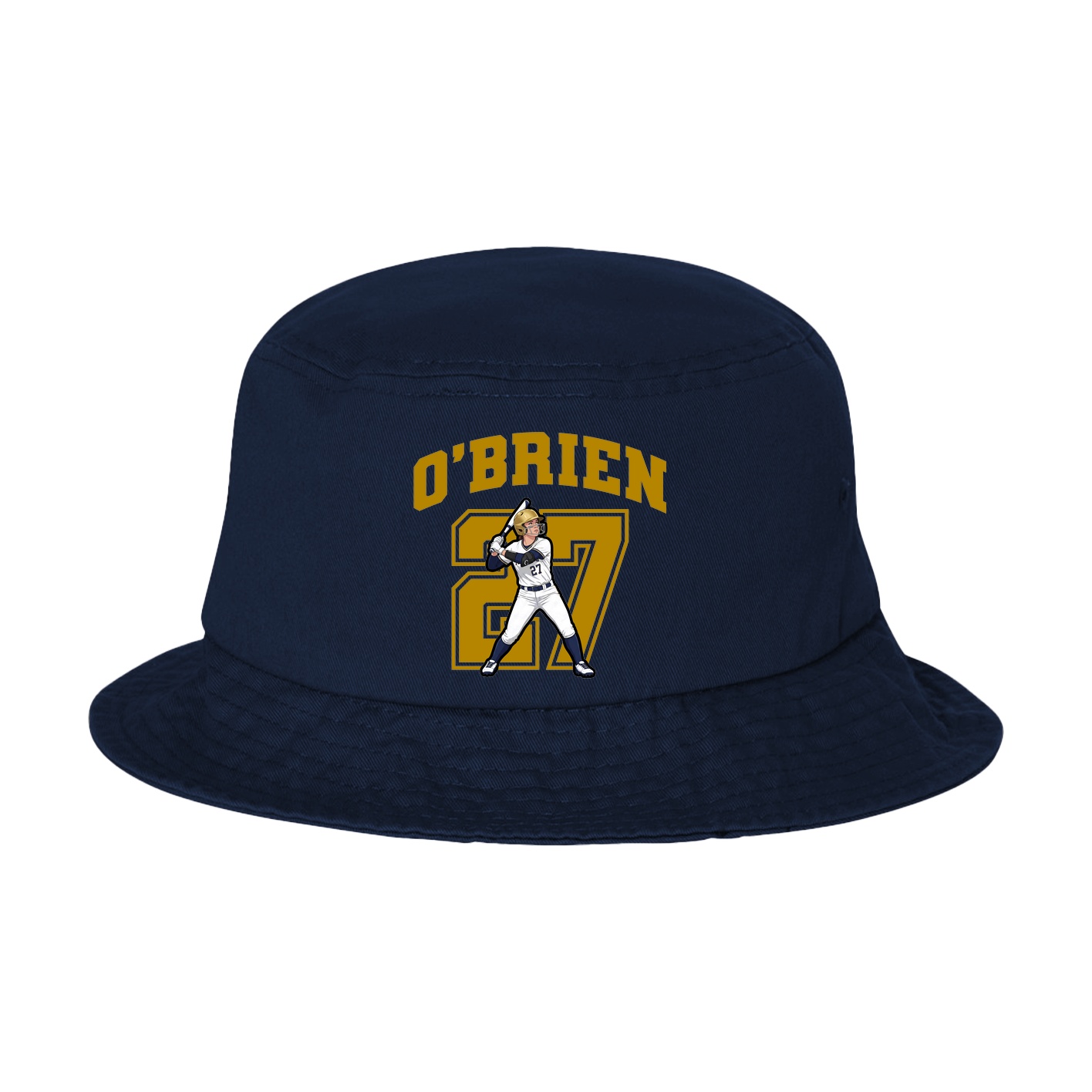 Bucket Cap — Number in Navy