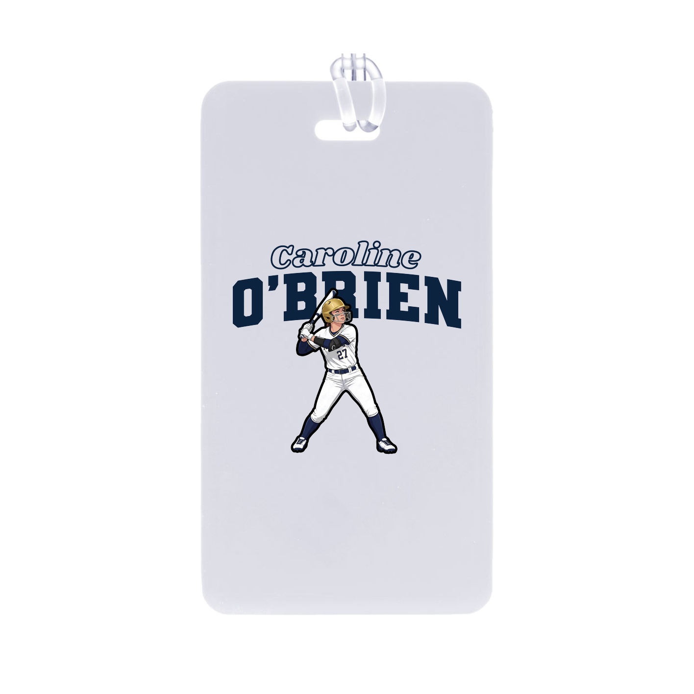 Bag Tag — Name Arch in Classic