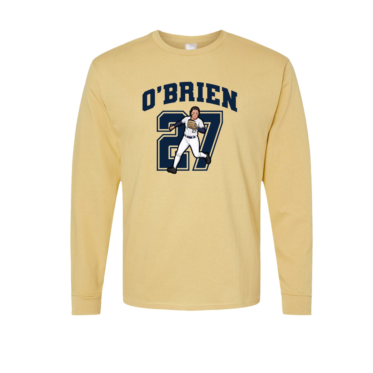 Long Sleeve Tee — Number in Vegas Gold