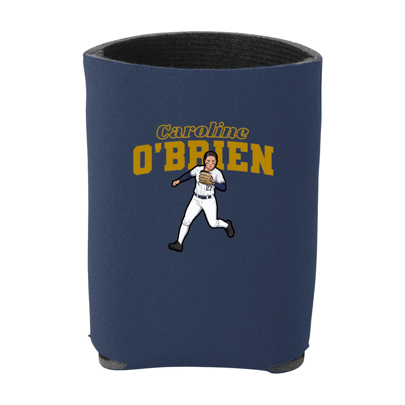 Can Holder — Name Arch in Navy