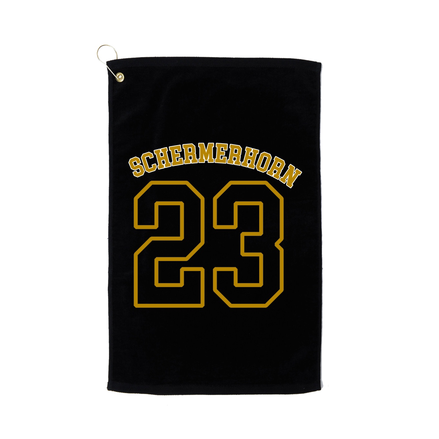 Golf Towel — Shirsey Arch in Black