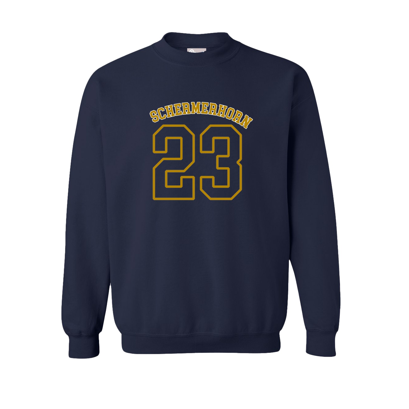 Fleece Crew — Shirsey Arch in Navy