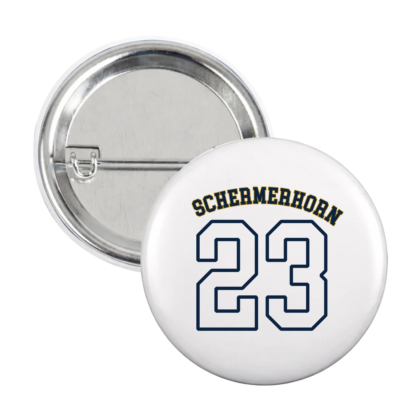 Game Day Button — Shirsey Arch in White