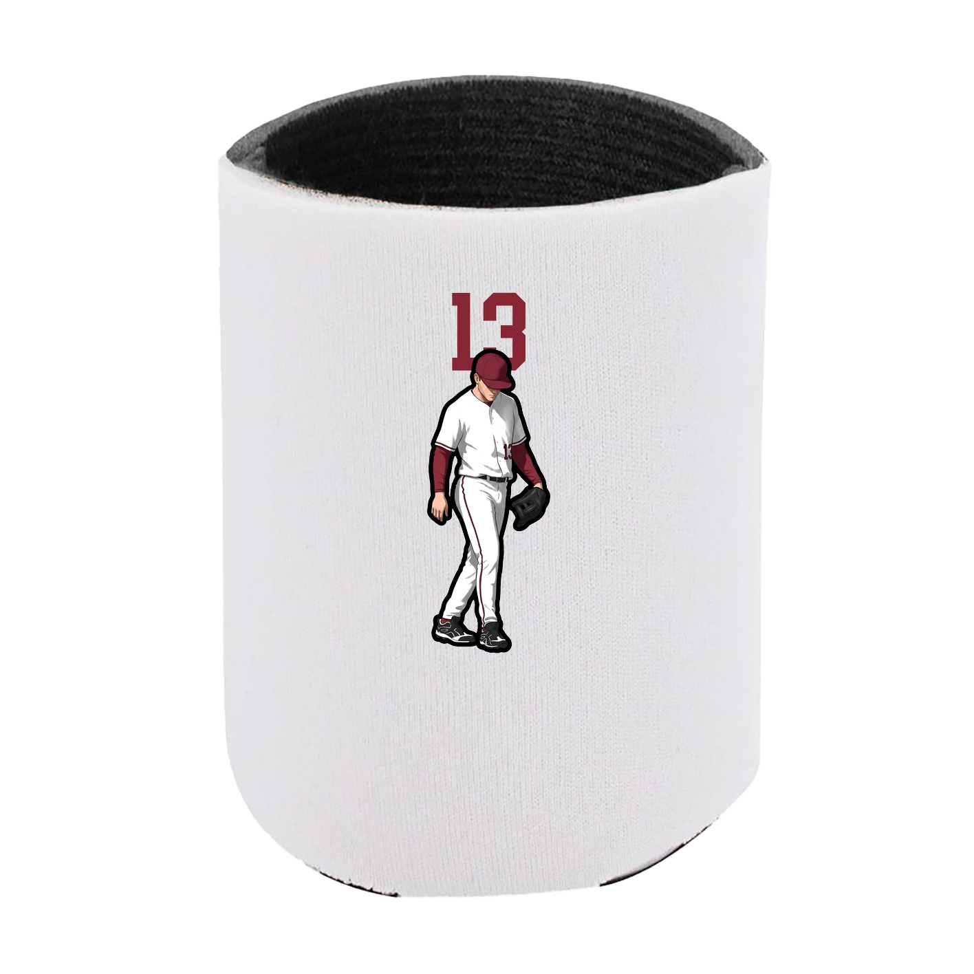 Can Holder — Number Top in White