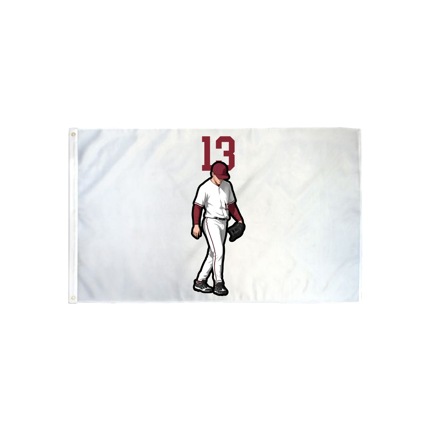 3x5 Flag — Number Top in Classic