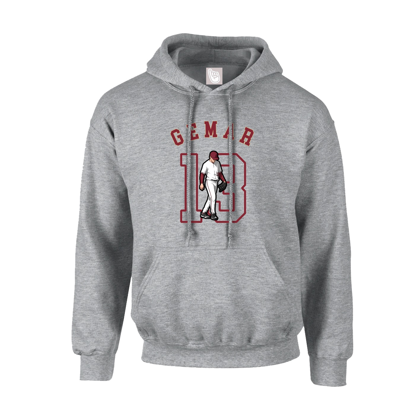 Youth Hoodie — Shirsey Arch in Grey