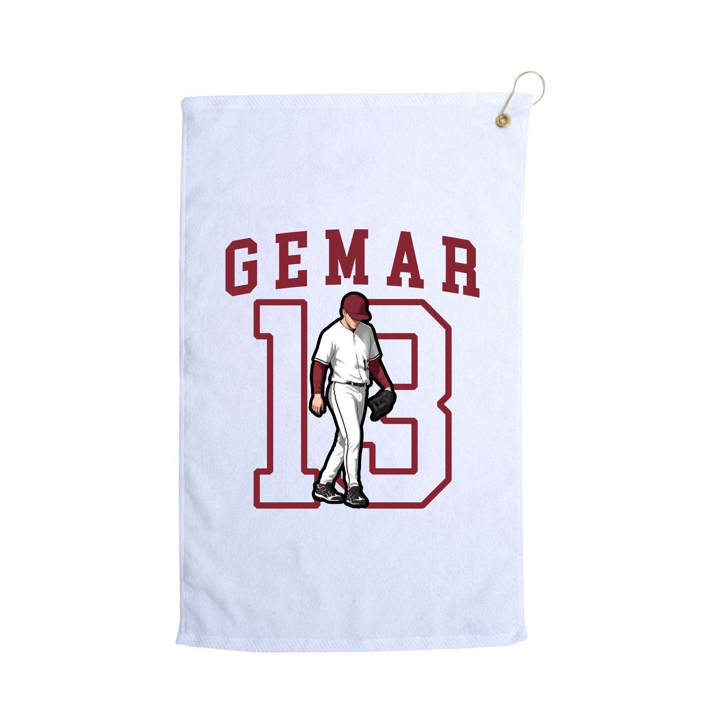 Golf Towel — Shirsey in White