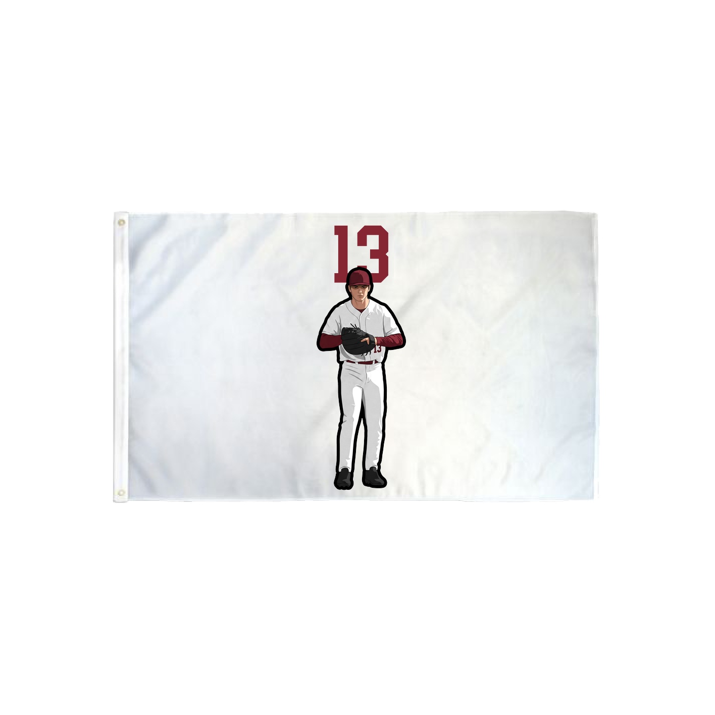3x5 Flag — Number Top in Classic