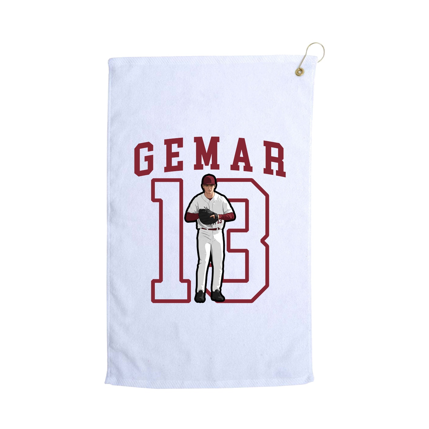 Golf Towel — Shirsey in White