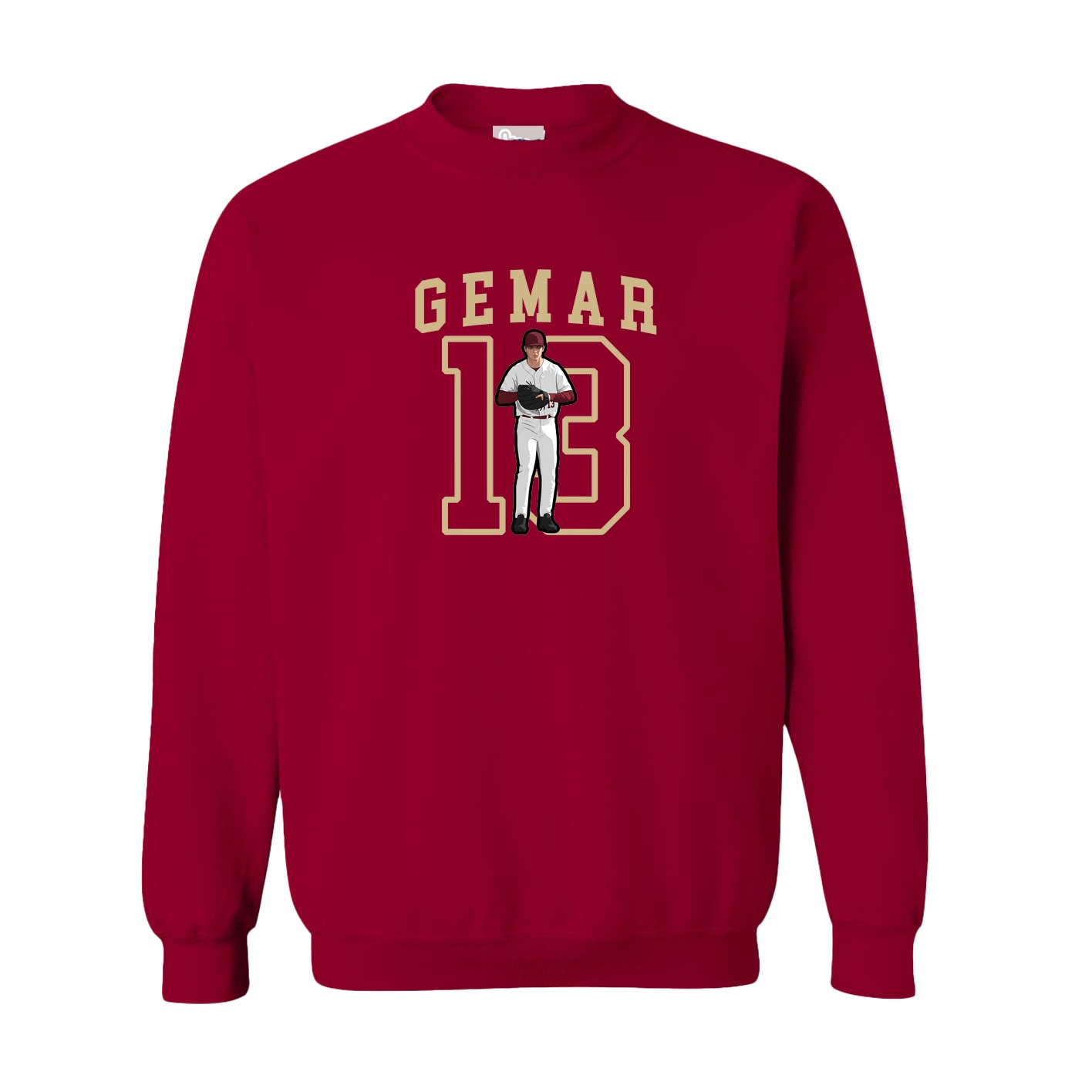 Fleece Crew — Shirsey in Cardinal