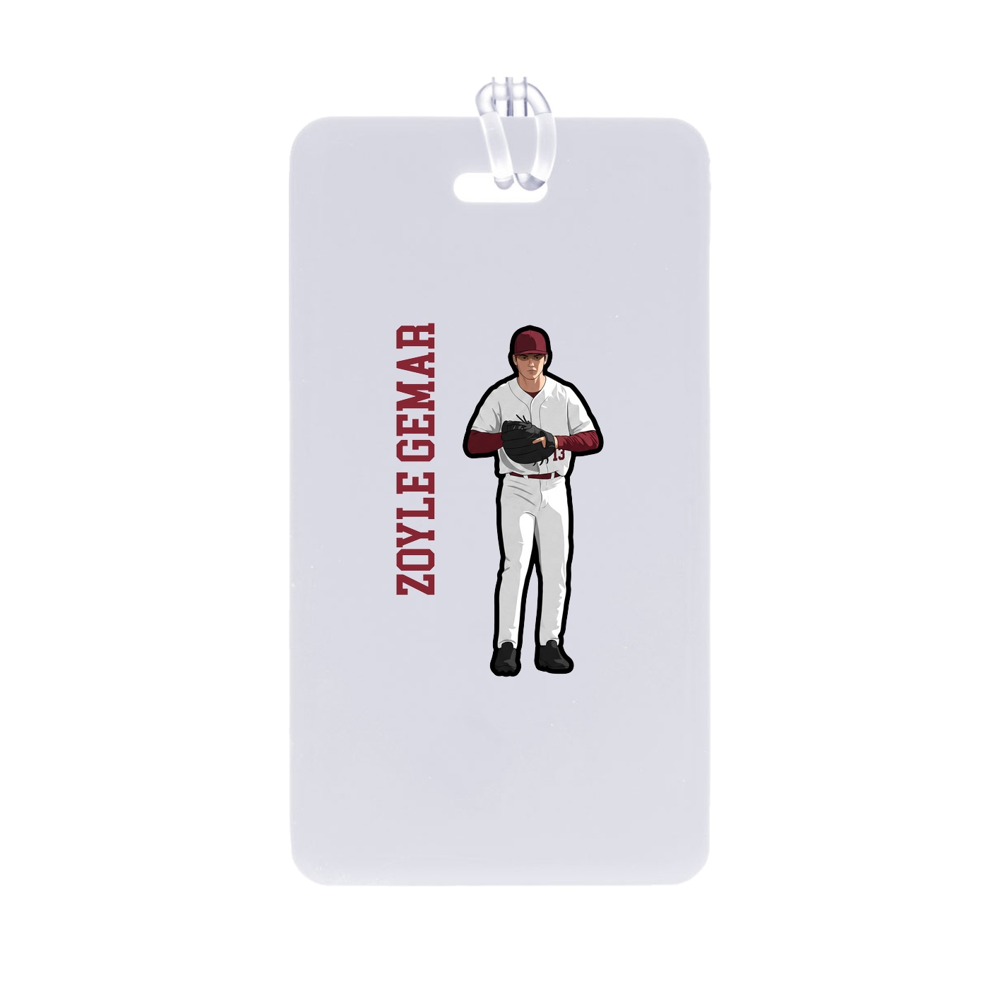 Bag Tag — Name Vertical in Classic