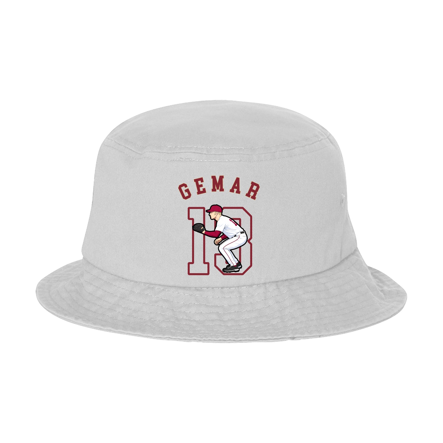 Bucket Cap — Shirsey Arch in White