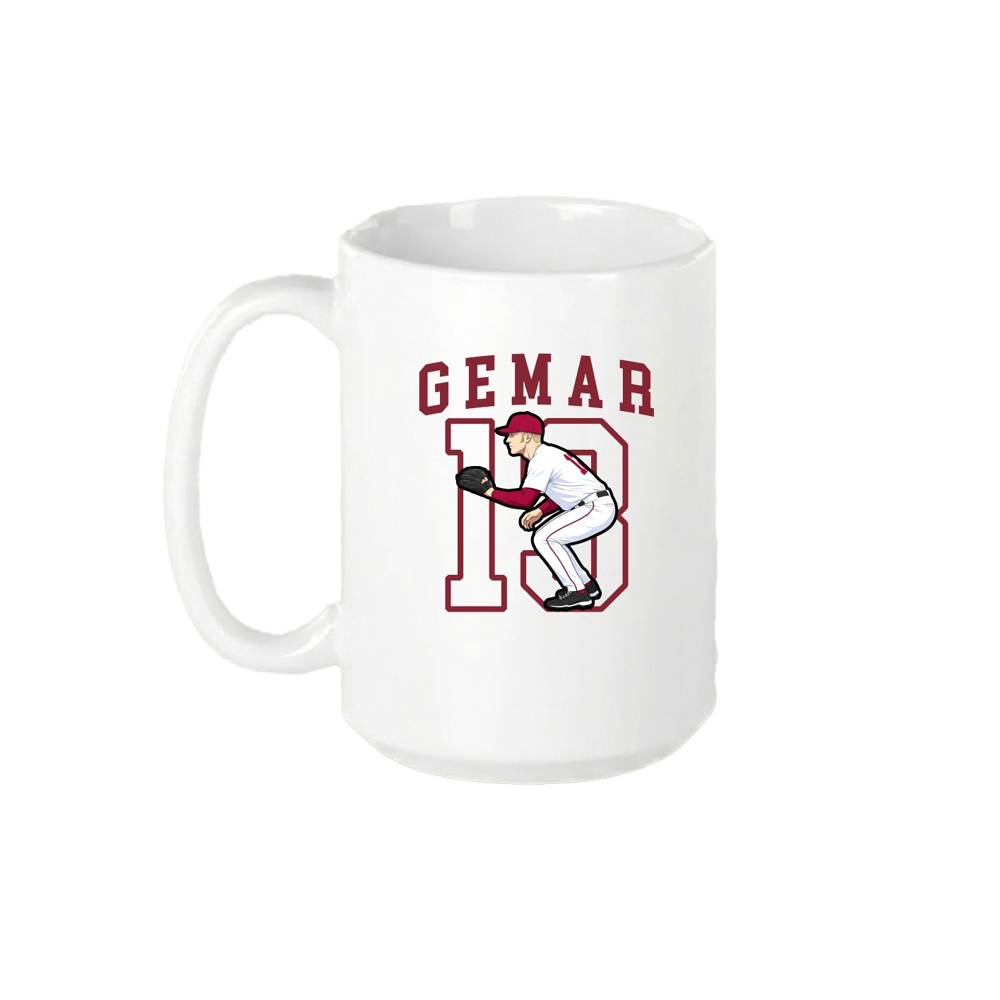 15oz Coffee Mug — Shirsey in White