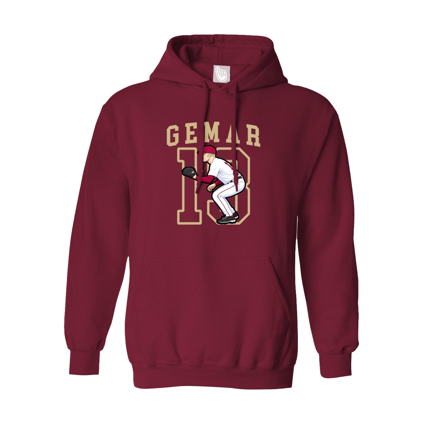 Hoodie — Shirsey in Cardinal