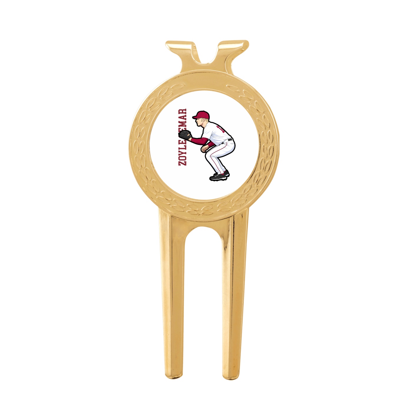Divot Tool with Ball Marker — Name Vertical in Classic