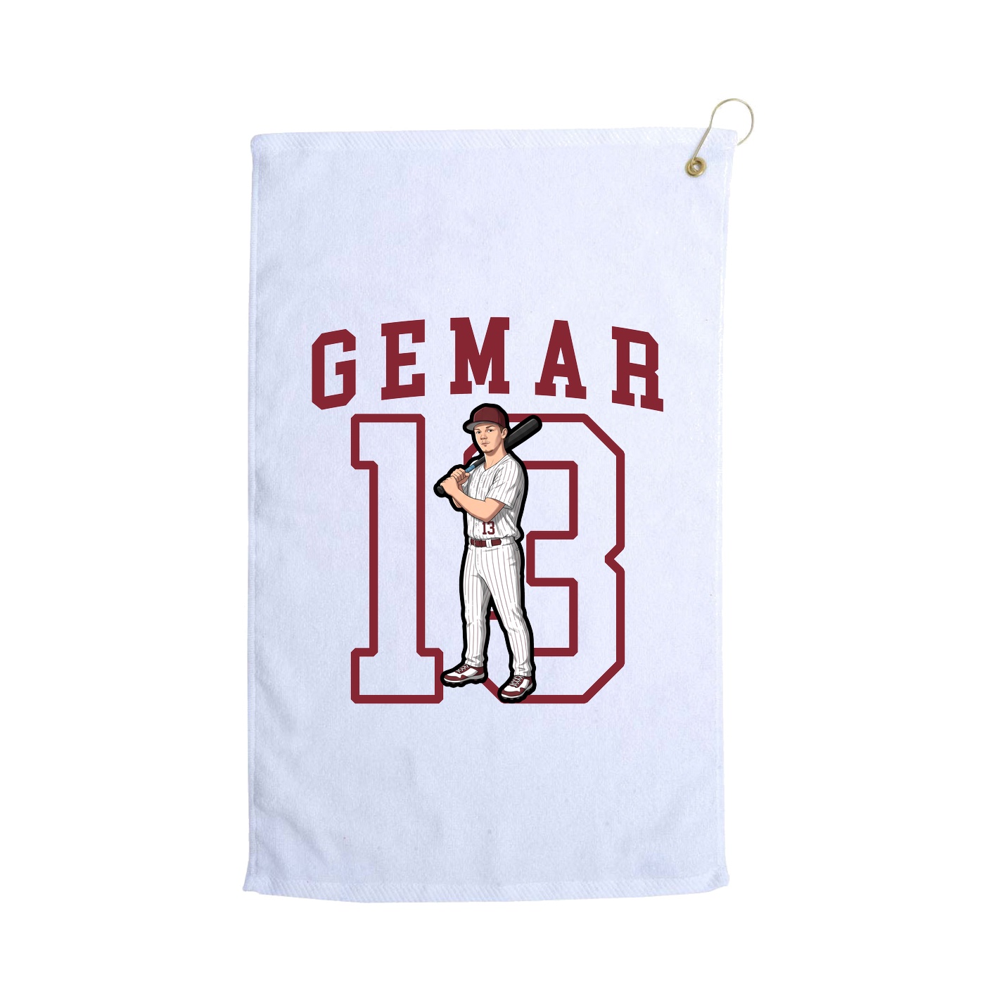 Golf Towel — Shirsey in White