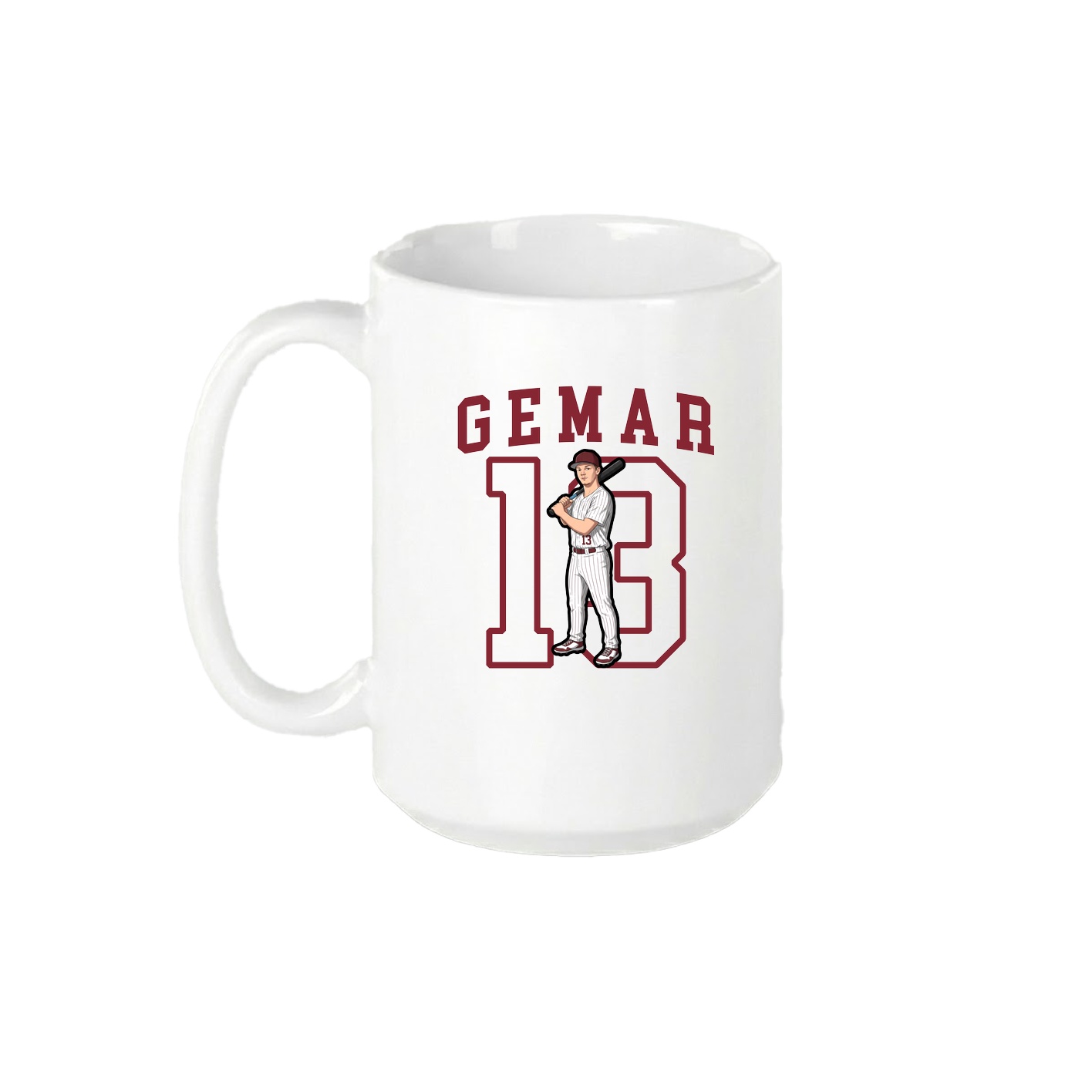15oz Coffee Mug — Shirsey in White