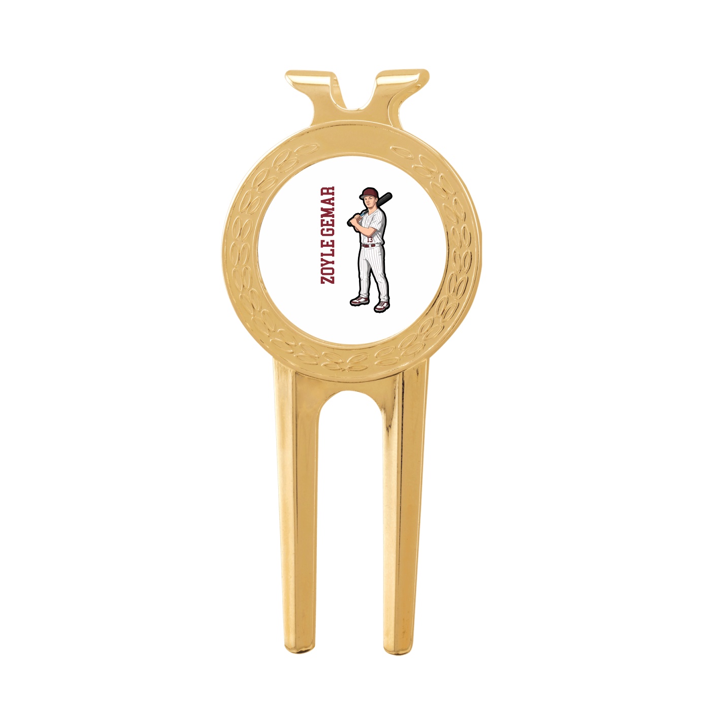 Divot Tool with Ball Marker — Name Vertical in Classic