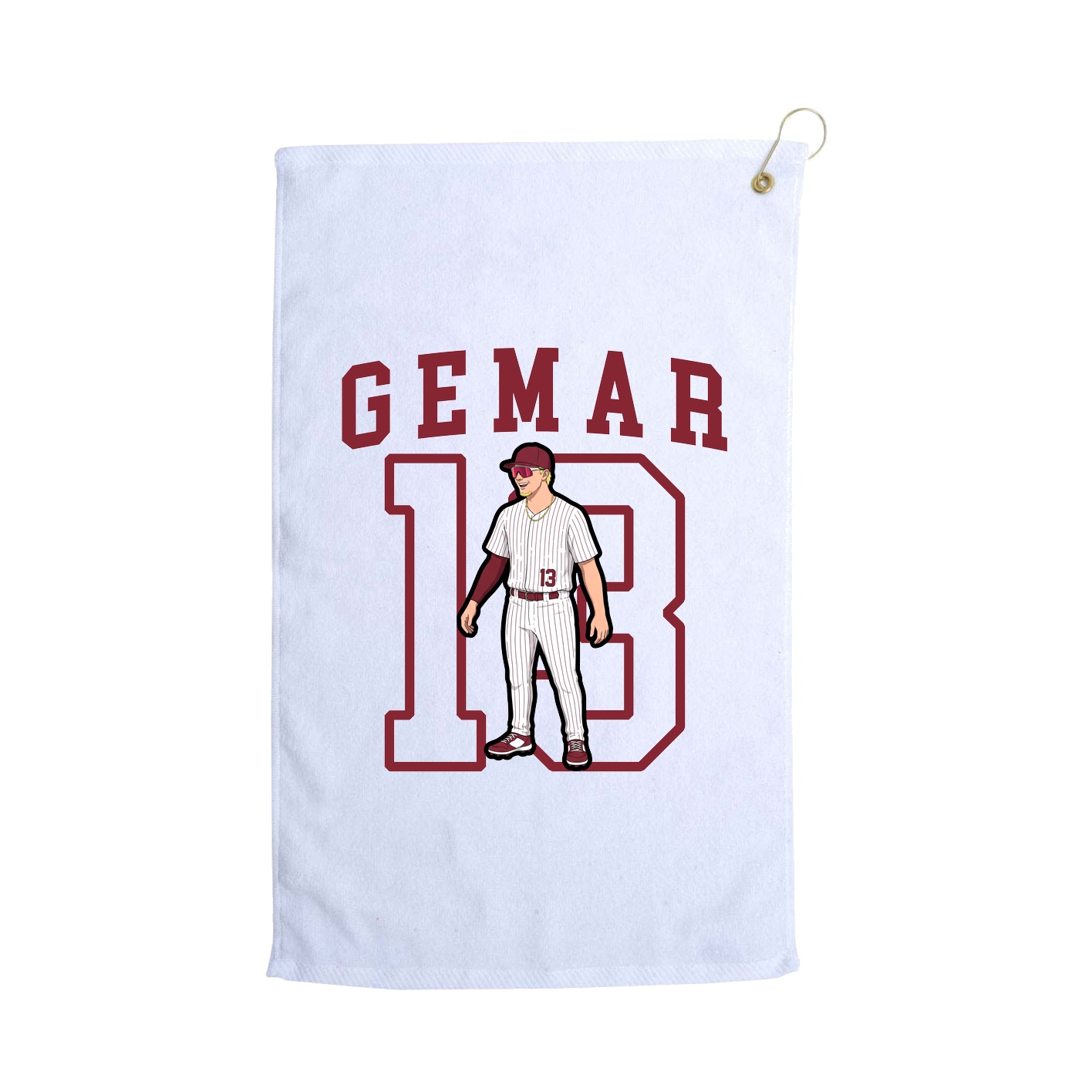 Golf Towel — Shirsey in White