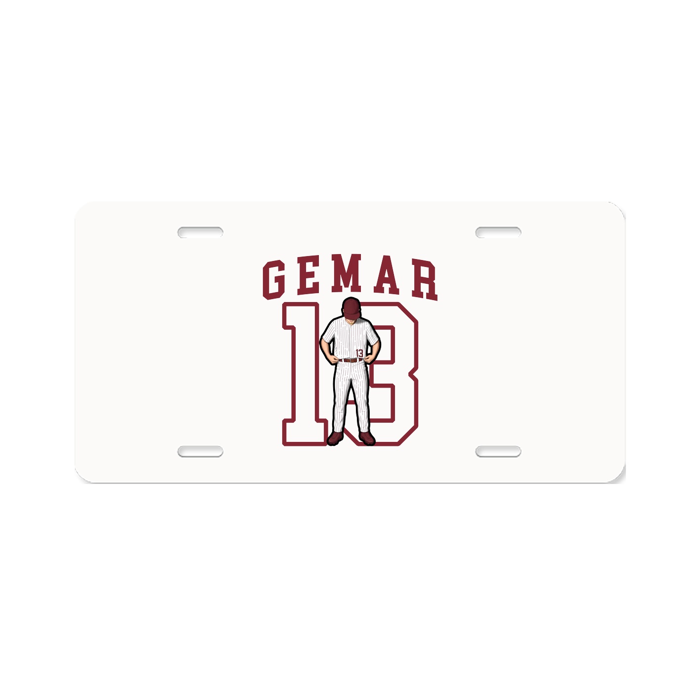 License Plate — Shirsey in Classic