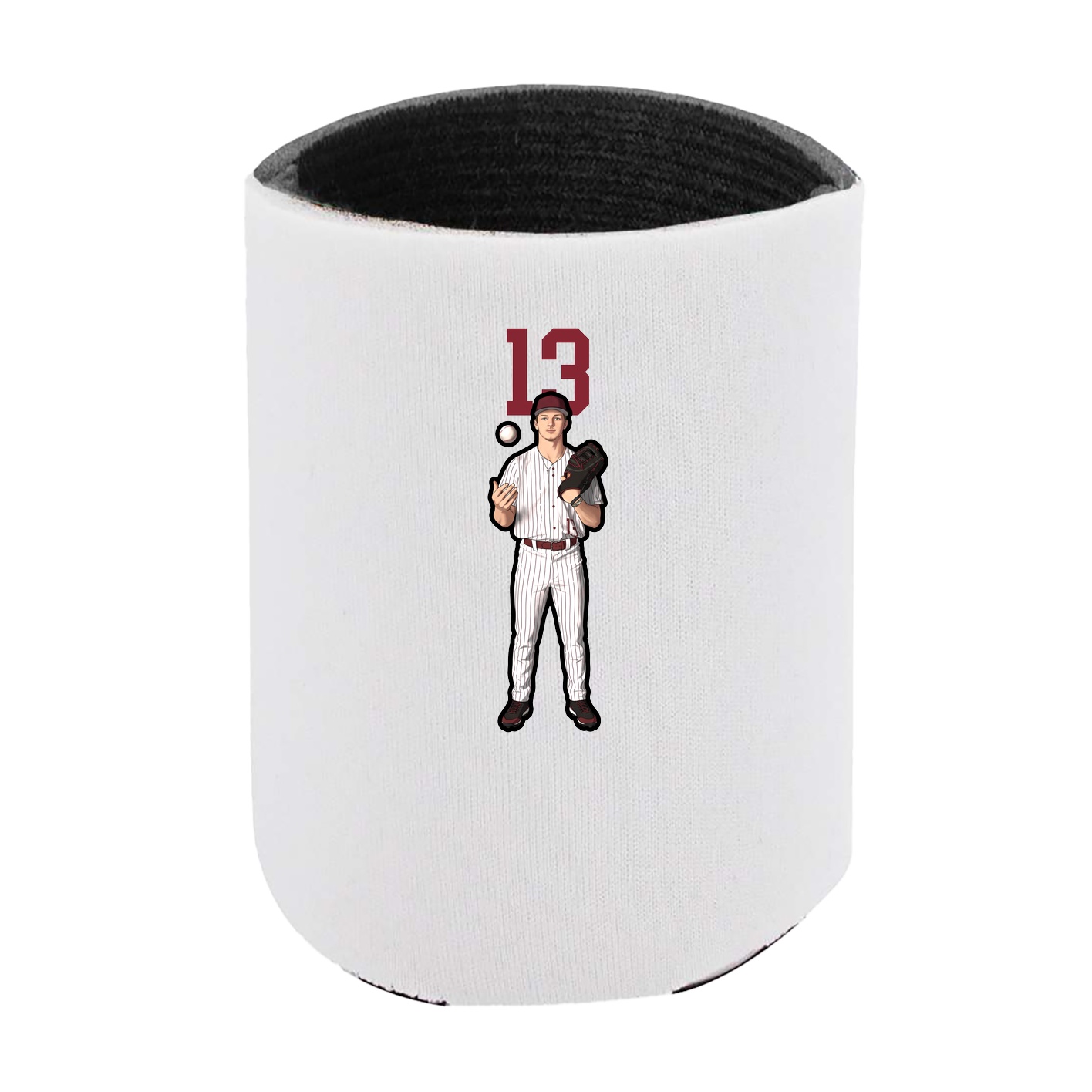Can Holder — Number Top in White
