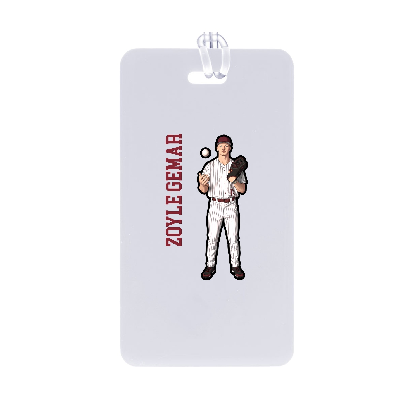 Bag Tag — Name Vertical in Classic