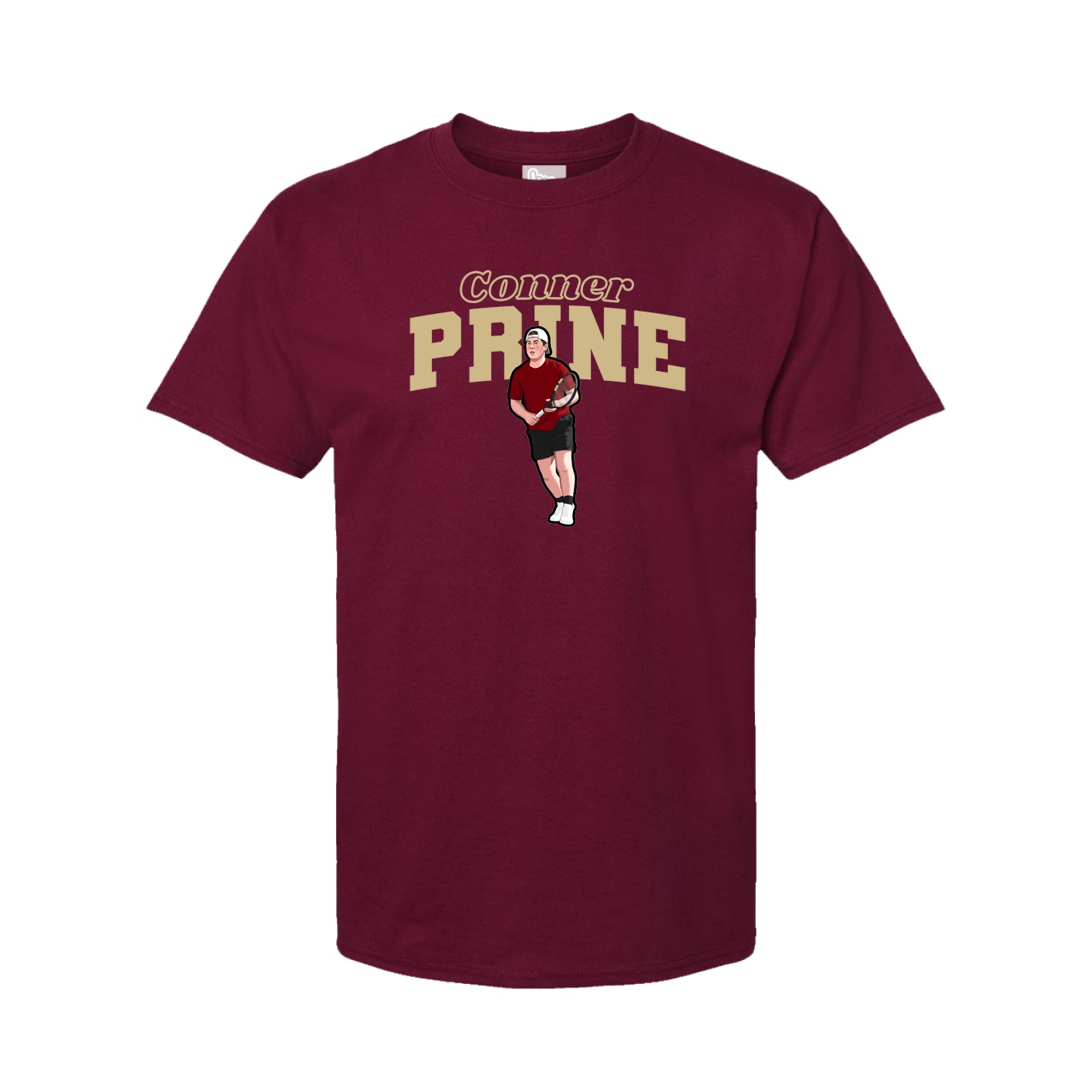 Youth Tee — Name Arch in Cardinal