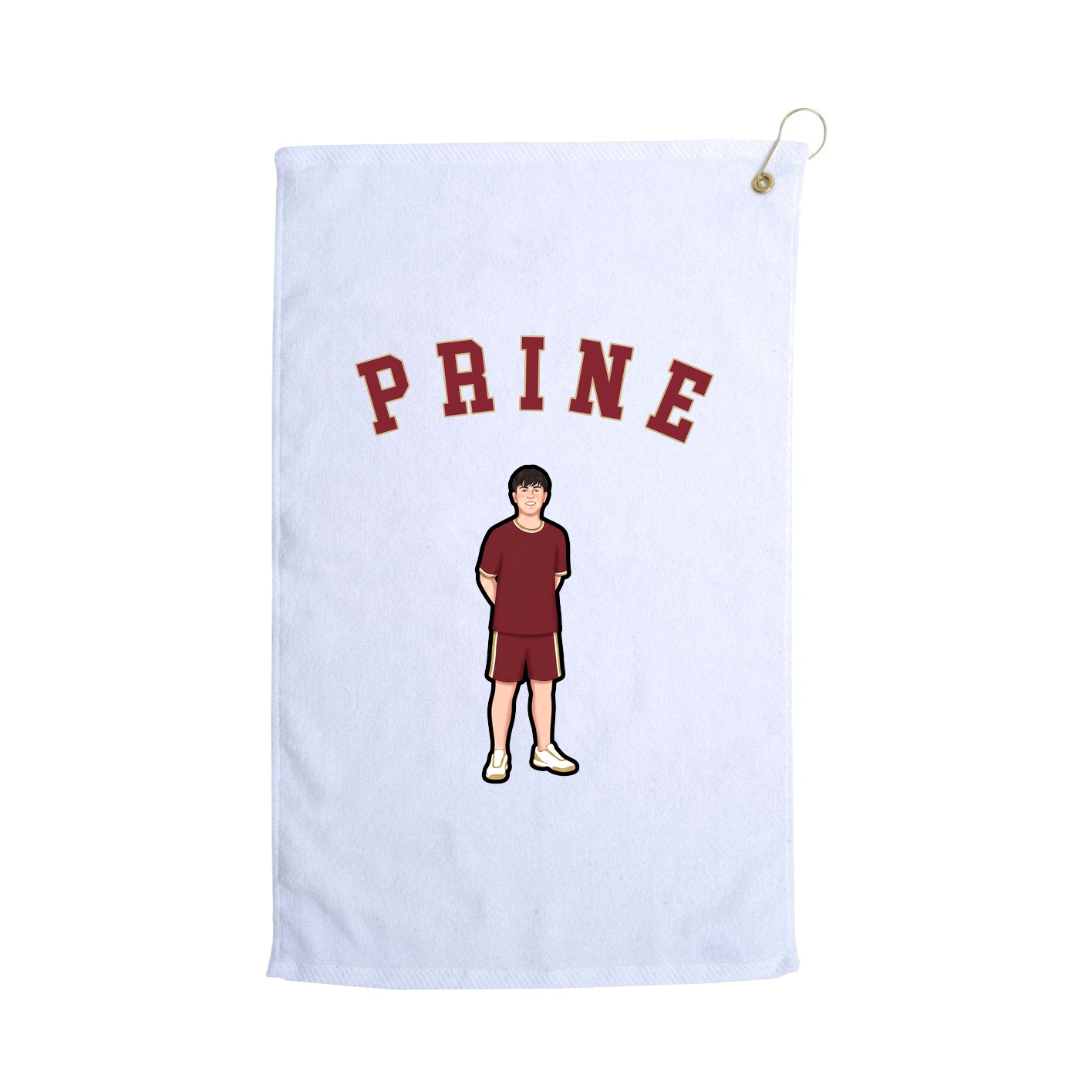 Golf Towel — Shirsey Arch in White