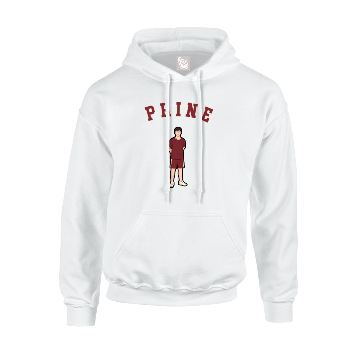 Youth Hoodie — Shirsey Arch in White