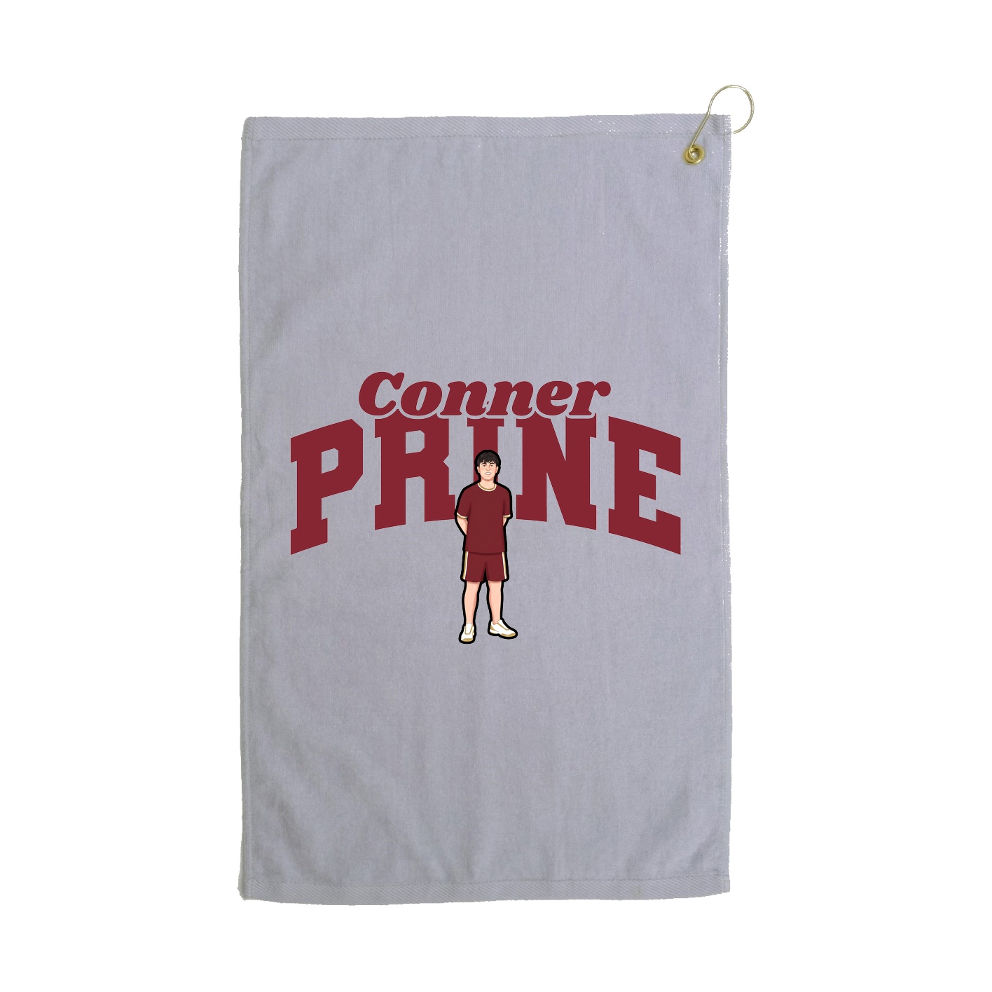 Golf Towel — Signature Arch in Grey