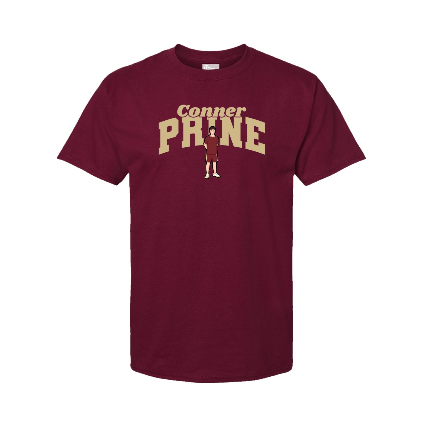 Youth Tee — Signature Arch in Cardinal