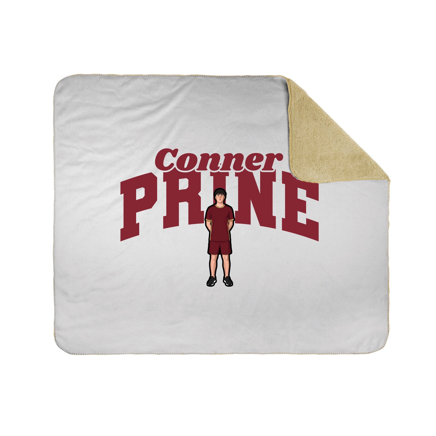 Throw Blanket — Signature Arch in White