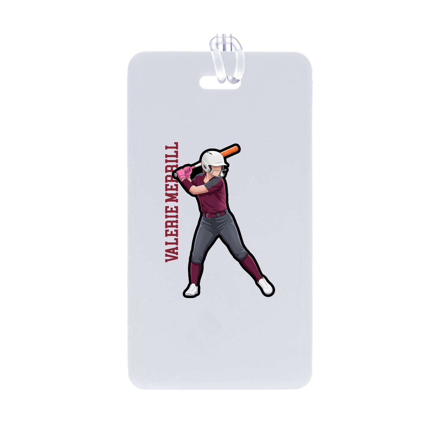 Bag Tag — Name Vertical in Classic