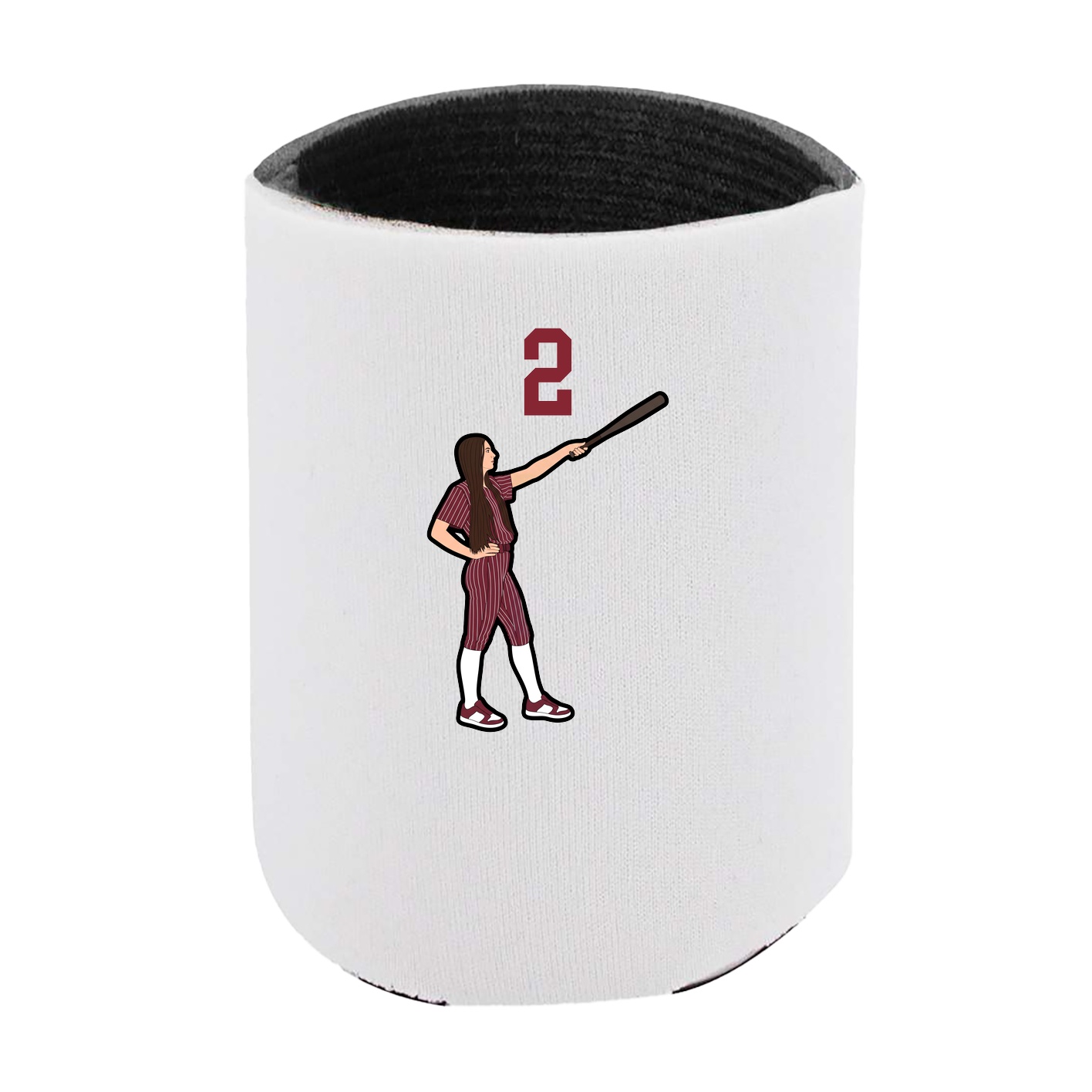 Can Holder — Number Top in White