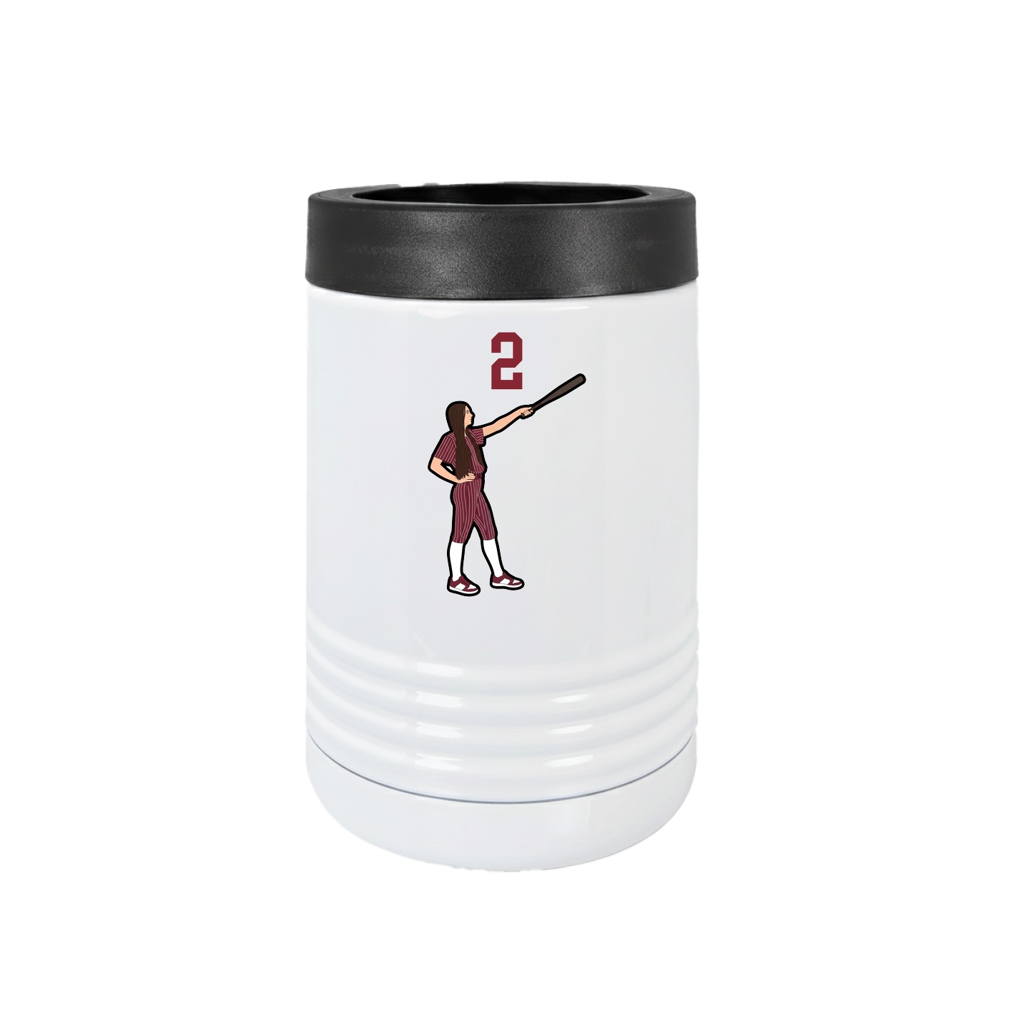 Beverage Holder — Number Top in White