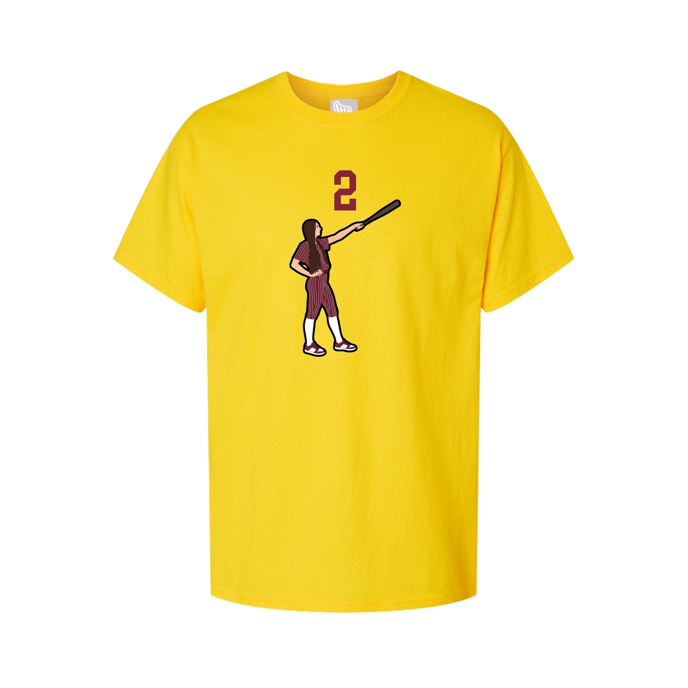 Tee — Number Top in Gold