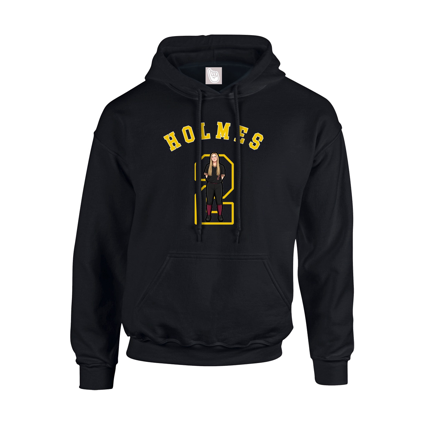 Youth Hoodie — Shirsey Arch in Black