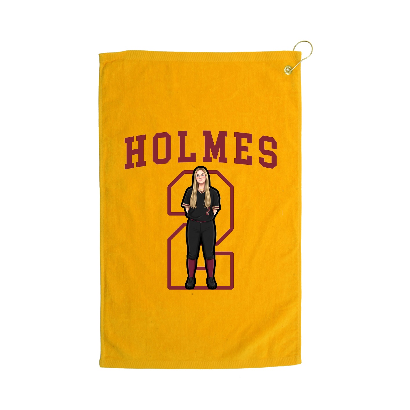 Golf Towel — Shirsey in Gold