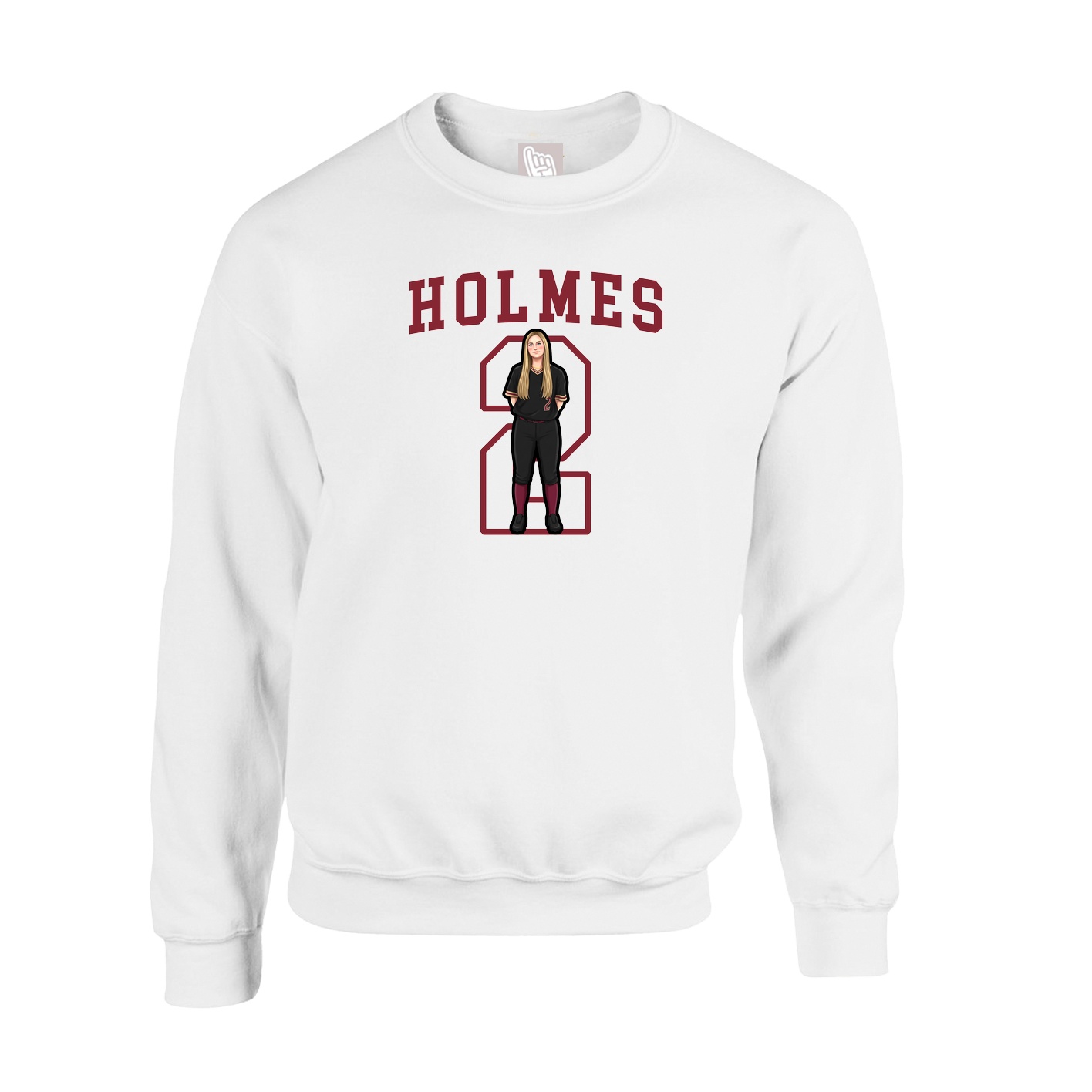 Fleece Crew — Shirsey in White